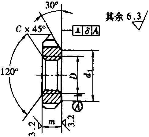 5.圆螺母(GB/T 812—1988)